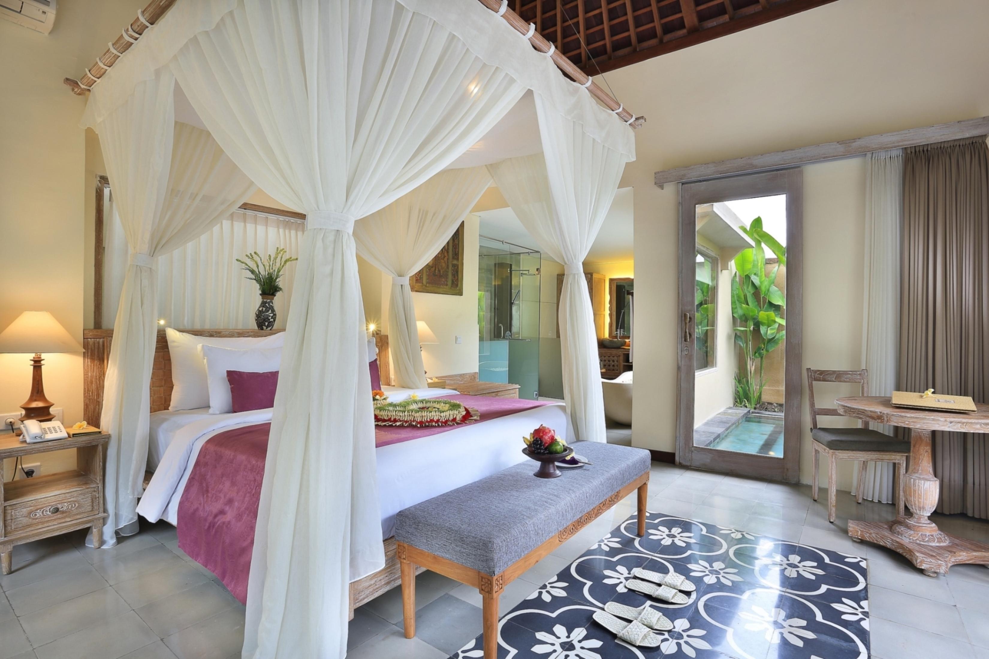 מלון אובוד Pramana Watu Kurung מראה חיצוני תמונה A bedroom at the hotel